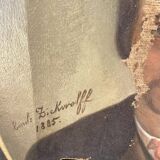 Portrait d'un jeune aristocrate signé Émile Zickwolff