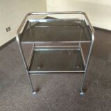 Smoked glass table service