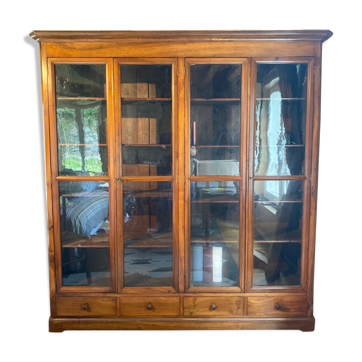 Louis Philippe style walnut furniture