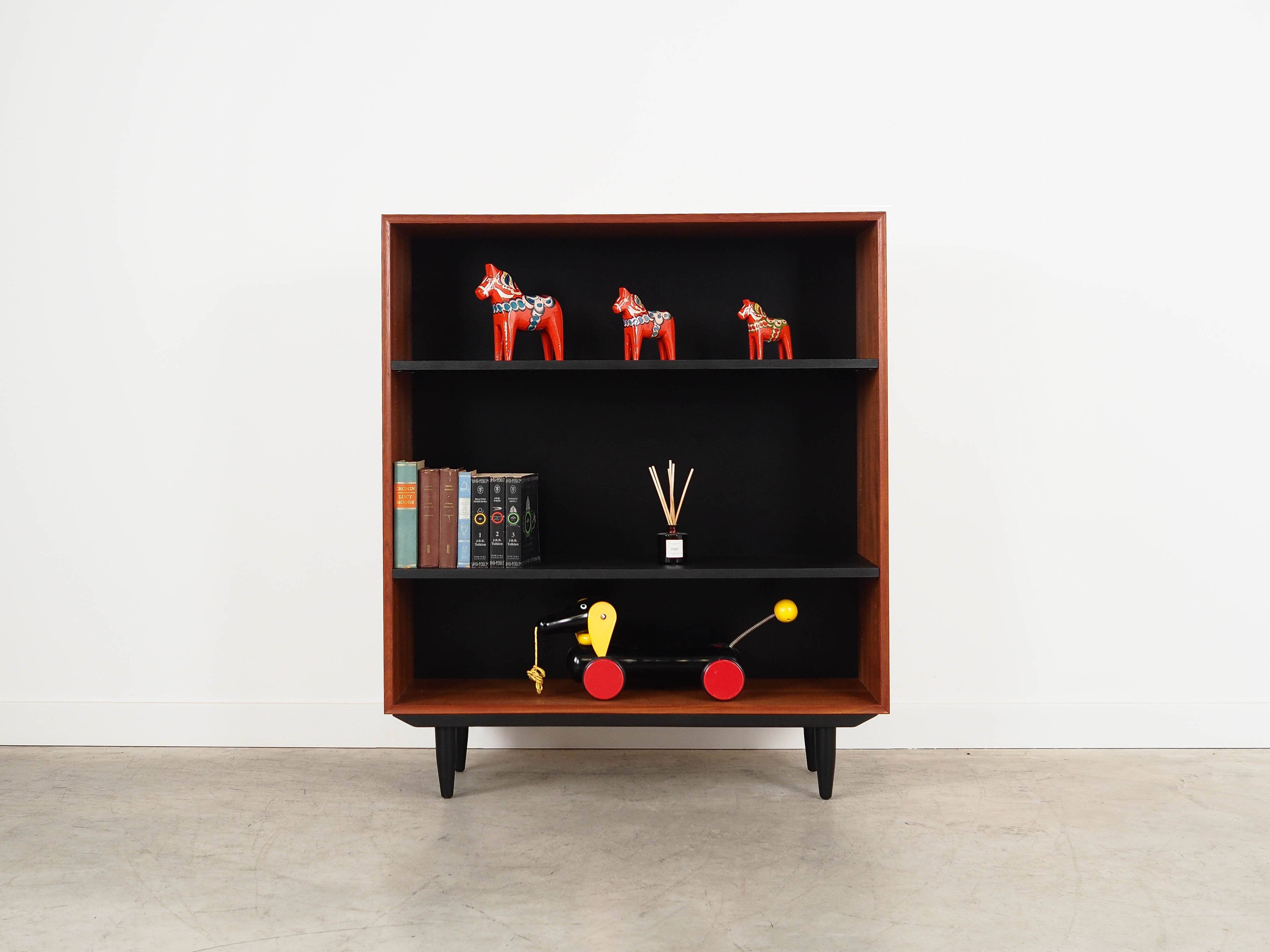 Teak bookcase, Danish design, 1970s, production: Denmark