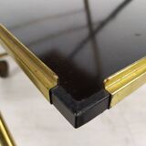 Vintage brass folding dessert