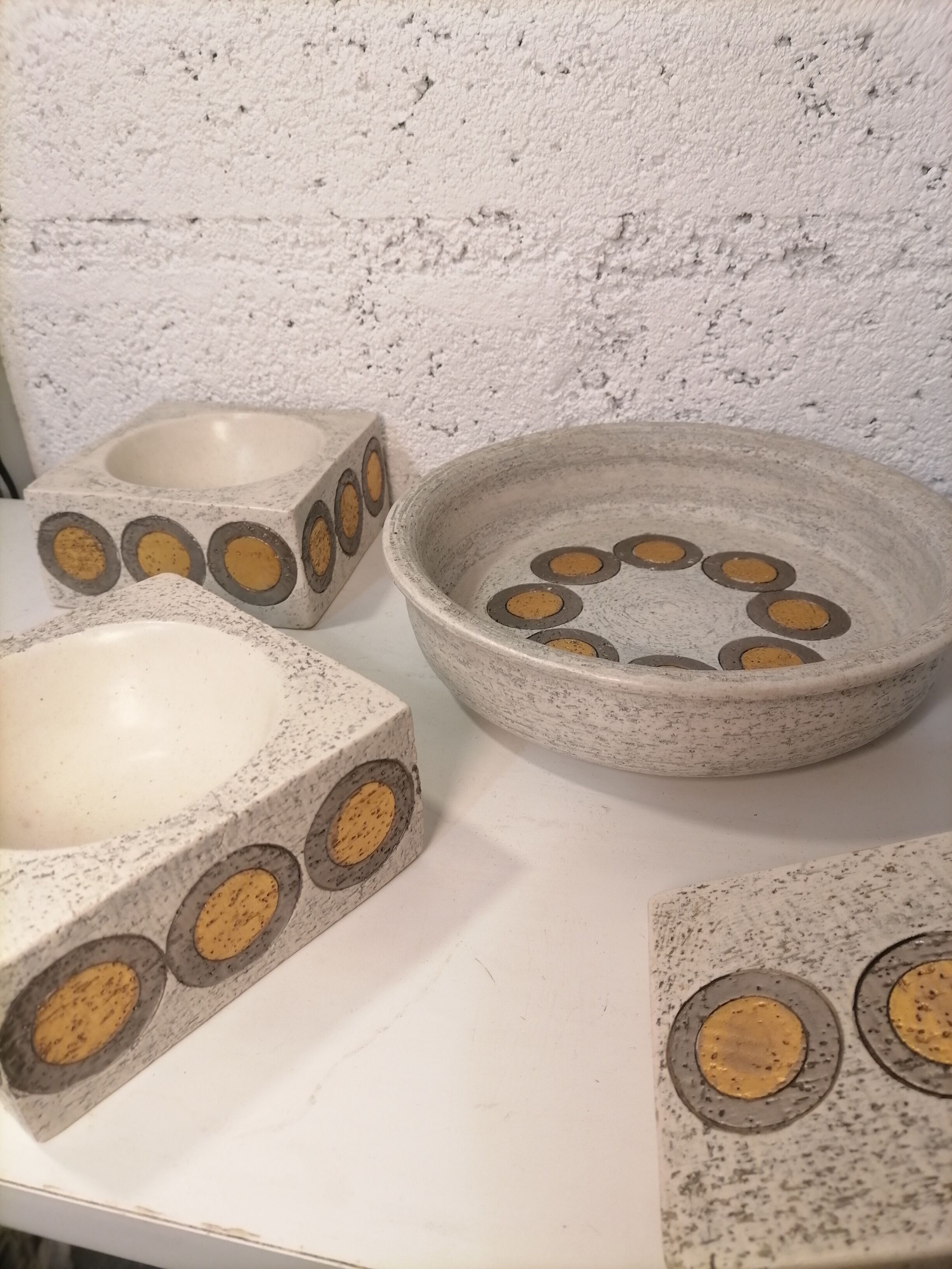 Bitossi Golden Ceramic Lot 1960