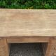 Administrative office 6 drawers 2 shelves old raw wood