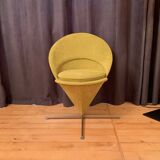 Chaise conique, modèle K1, conçue par Verner Panton, Plus-Linje, Danemark, années 1950