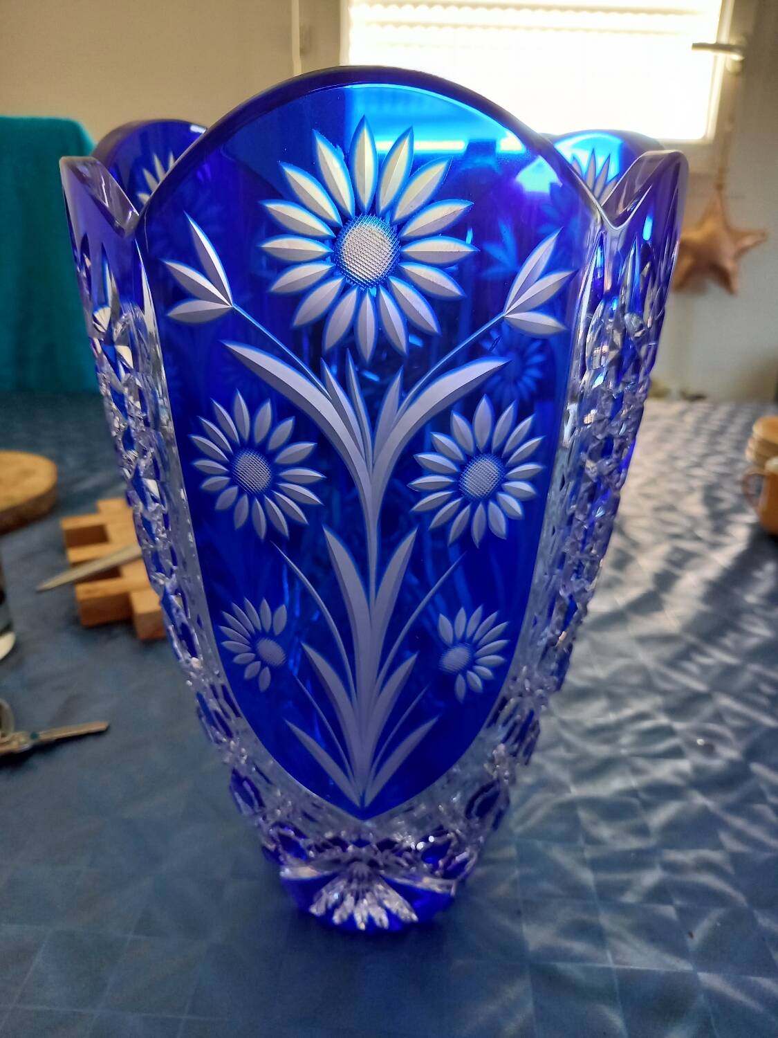Crystal vase