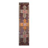 Tapis de couloir Kilim vintage pour escalier ethnique, 99x428 cm