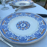 6 assiettes plates Longwy Rouennais
