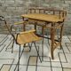 Hairdresser, bamboo and rattan desk 1970