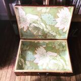 Wooden suitcase