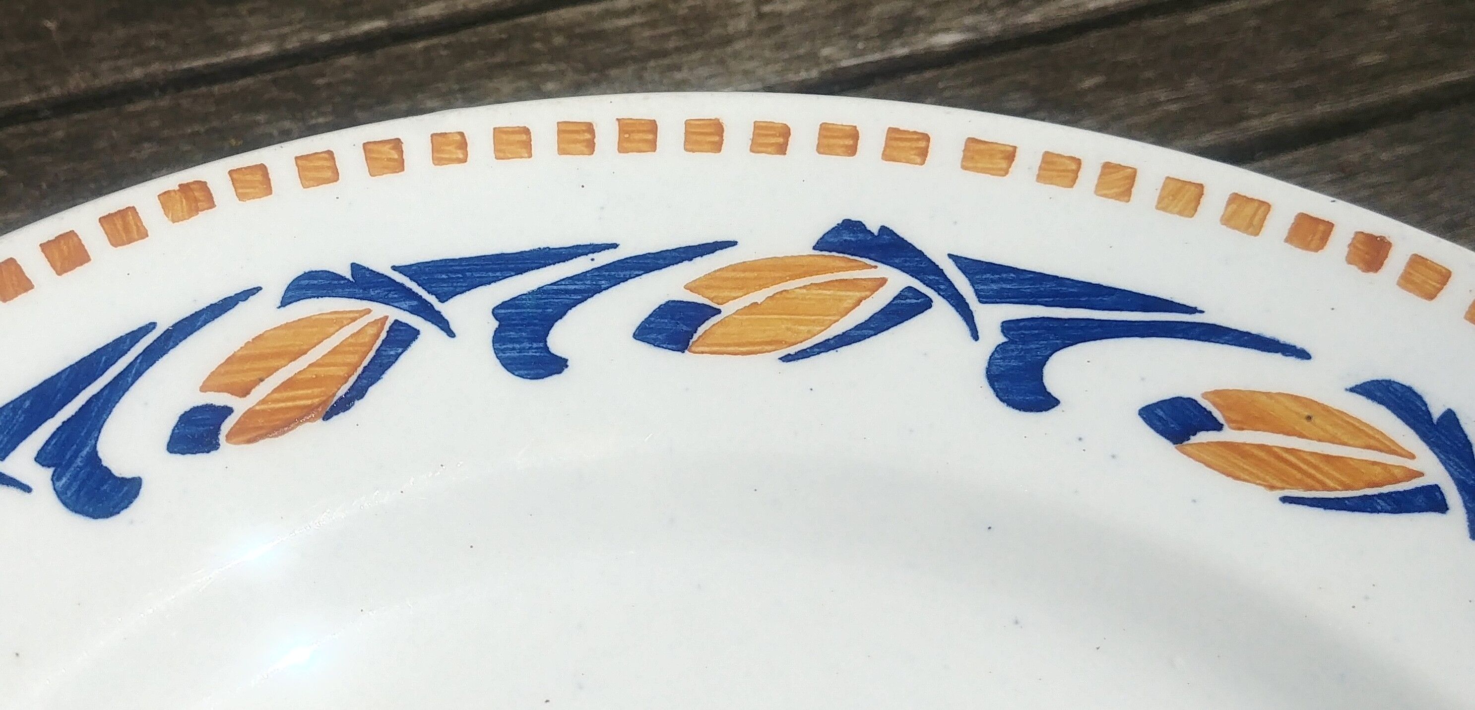 Porcelain fruit cup from the orchies earthenware factory moulin des loups rozoy model
