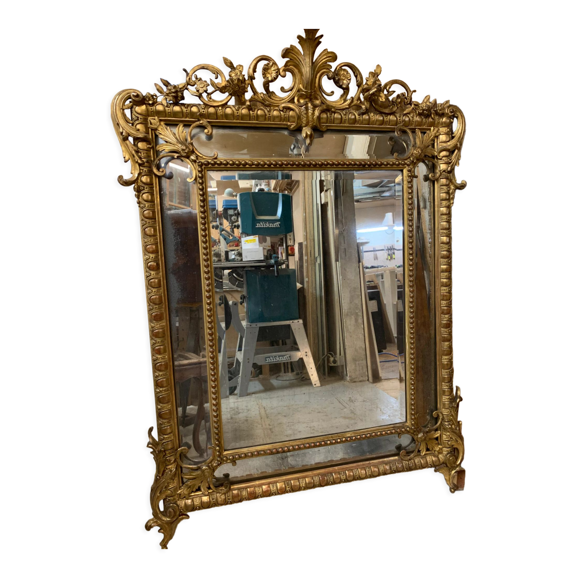 closed mirror Napoleon III 145 cm X 103 cm