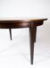 Dining table in rosewood designed by Omann Junior from the 1960s.