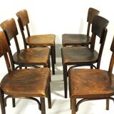 Pub Chairs from Thonet, 1930s, Set of 6