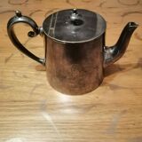 small silver-plated teapot