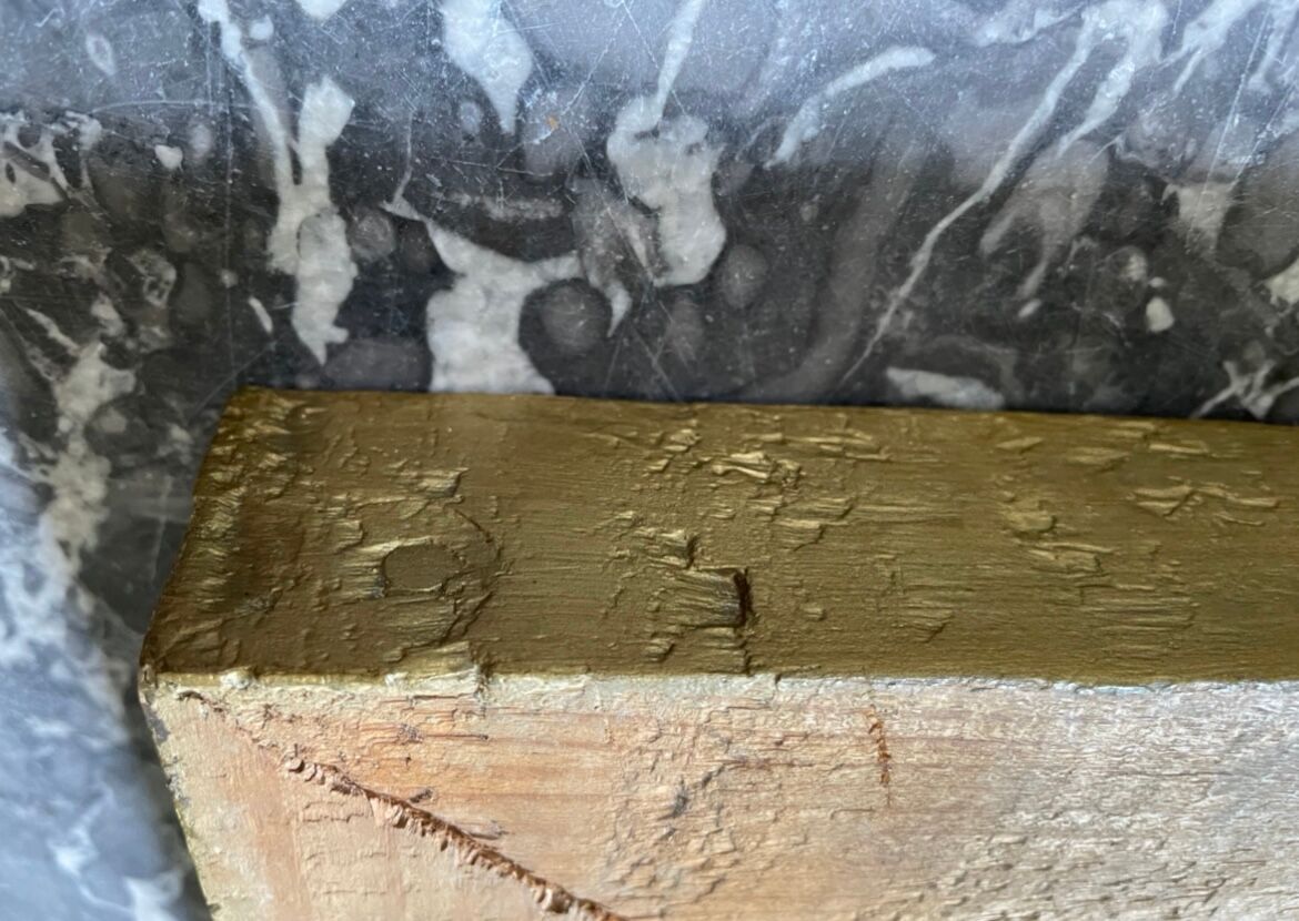 Old painting, river landscape signed M.Bonvin