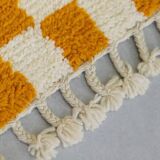 AZILAL orange wool rug 300cmx200cm