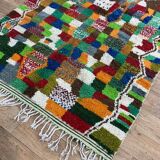 Handmade moroccan berber rug 243 x 157 cm