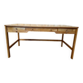 Flat desk – Scandinavian Style – Attributed to Petersen Bernt – Walnut and Oak