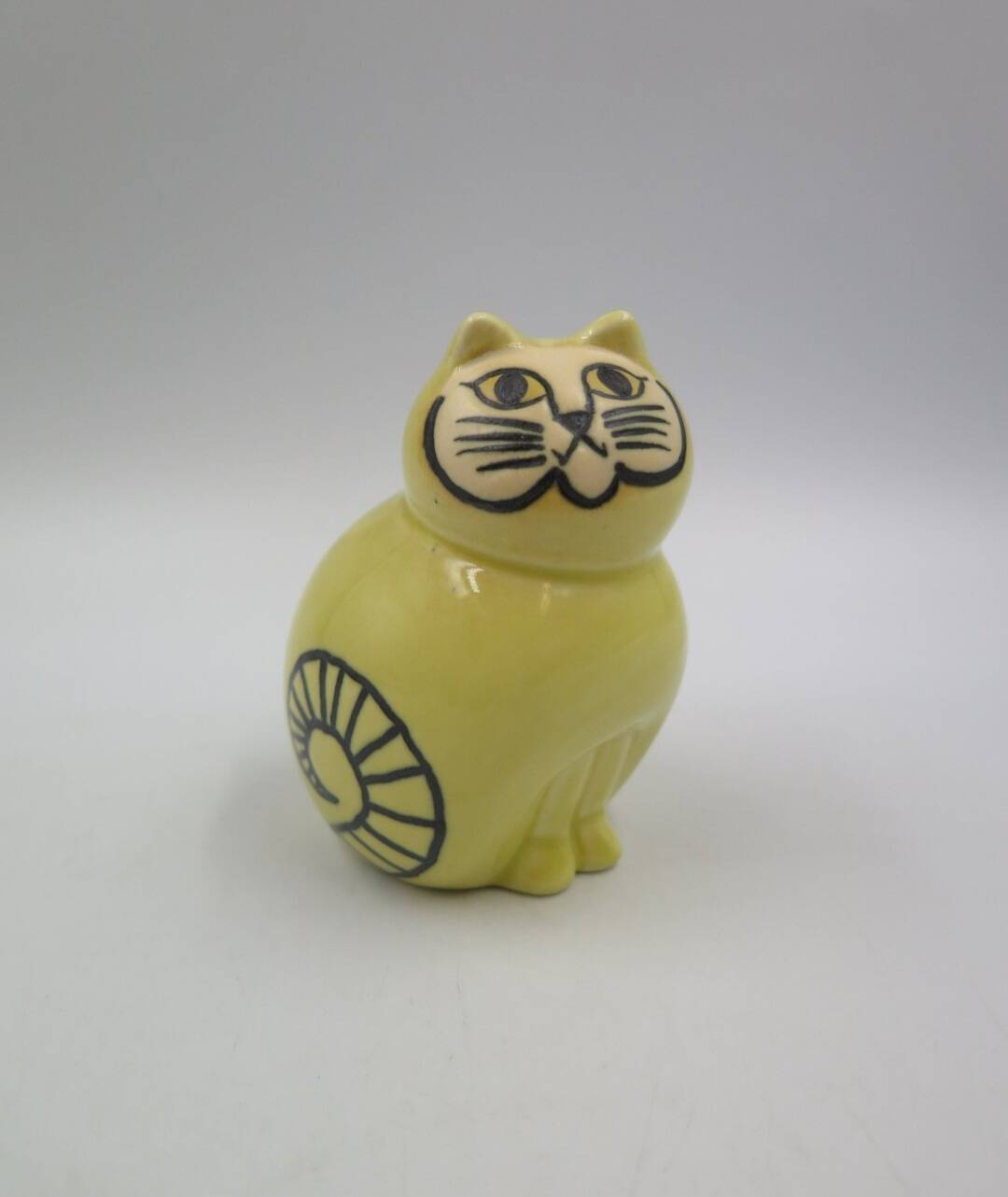 Ceramic Cat MIA Yellow Lisa Larson Atelier Gustavsberg