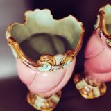 Paire de vases art nouveau Mouzins lecat