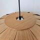 Large Veneer Rare Midcentury Pendant, Denmark, 1960s