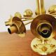 Lampe de plafond Sputnik en laiton par Kaiser Leuchten