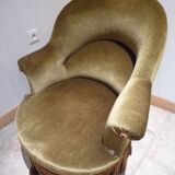 Paire de Fauteuils crapaud
