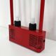 Lampadaire rouge par Gian N. Gigante pour Zerbetto, 1980