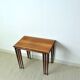 Scandinavian Modern Rosewood Nesting Tables with Drumstick Legs