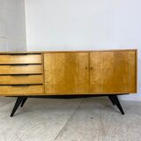 mid-century modern birch sideboard, 1950s