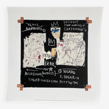 Jean-Michel Basquiat d'après (1960-1988), Panel d'experts, 1982, Copyright Estate of Jean-Michel Basquiat, sous licence Artestar New York, imprimé au Royaume-Uni