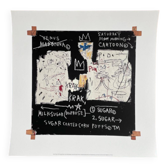 Jean-Michel Basquiat d'après (1960-1988), Panel d'experts, 1982, Copyright Estate of Jean-Michel Basquiat, sous licence Artestar New York, imprimé au Royaume-Uni