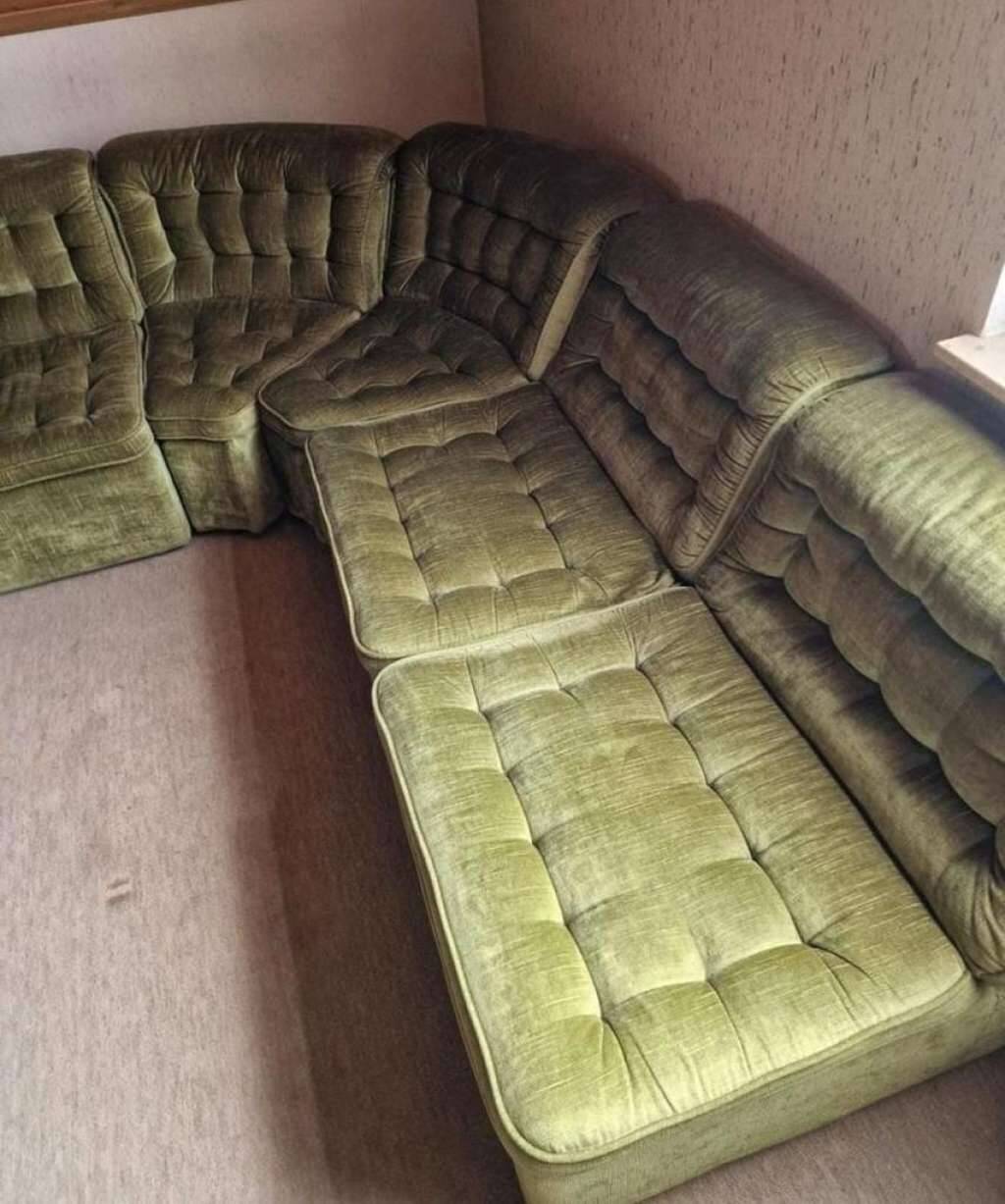 VINTAGE XL MODULAR SOFA/LOUNGE: 8 PIECES