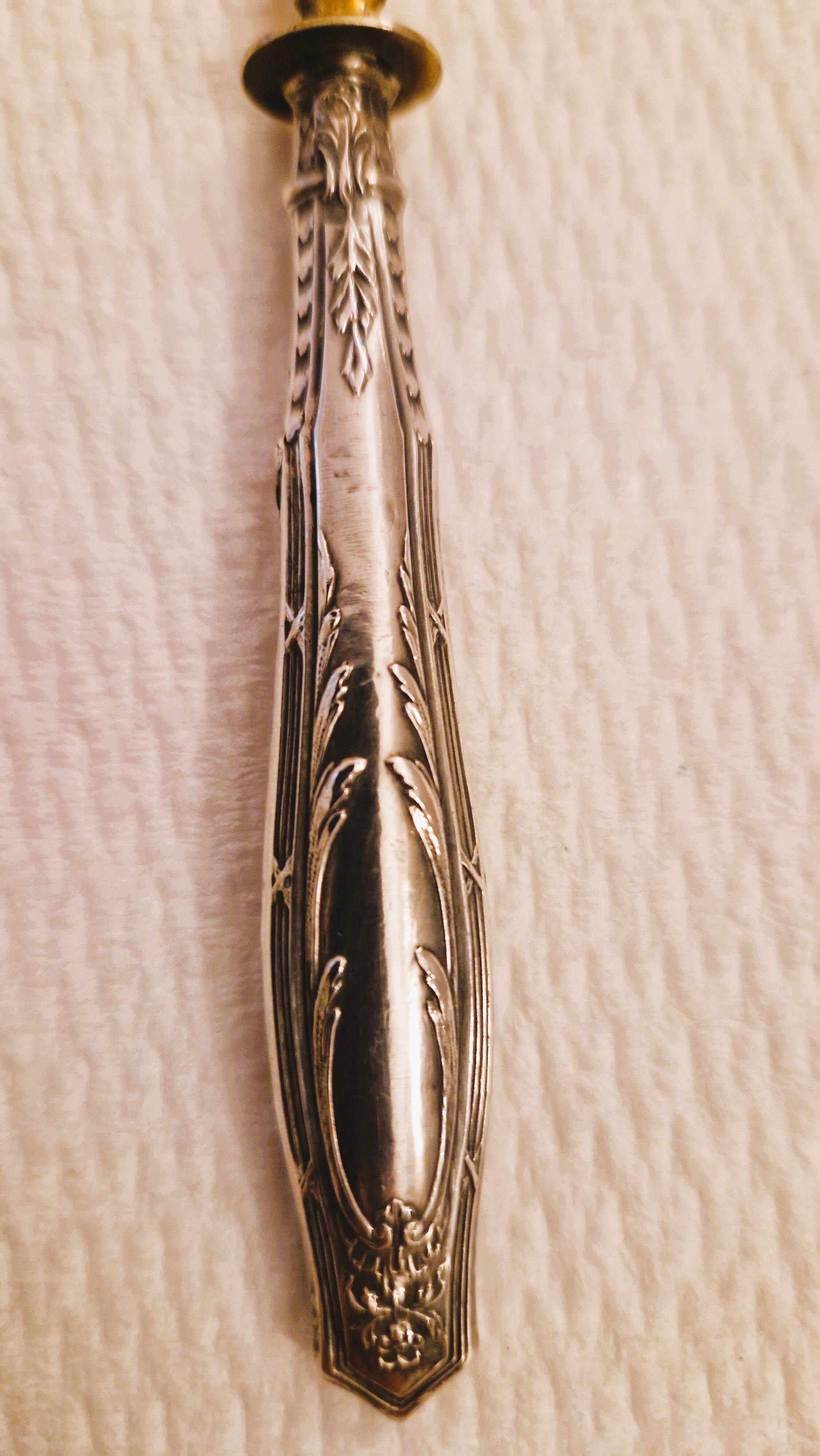 Covered with sweet treats, 4 pieces, silver-plated and vermeil.