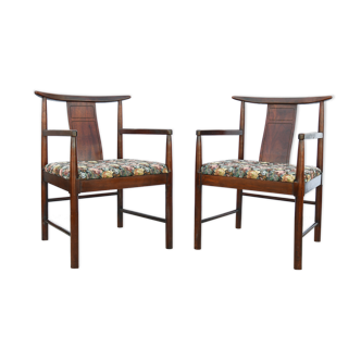 Pair of Chinese style armchairs
