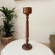 Antique turned wooden ashtray from the 50s/60s