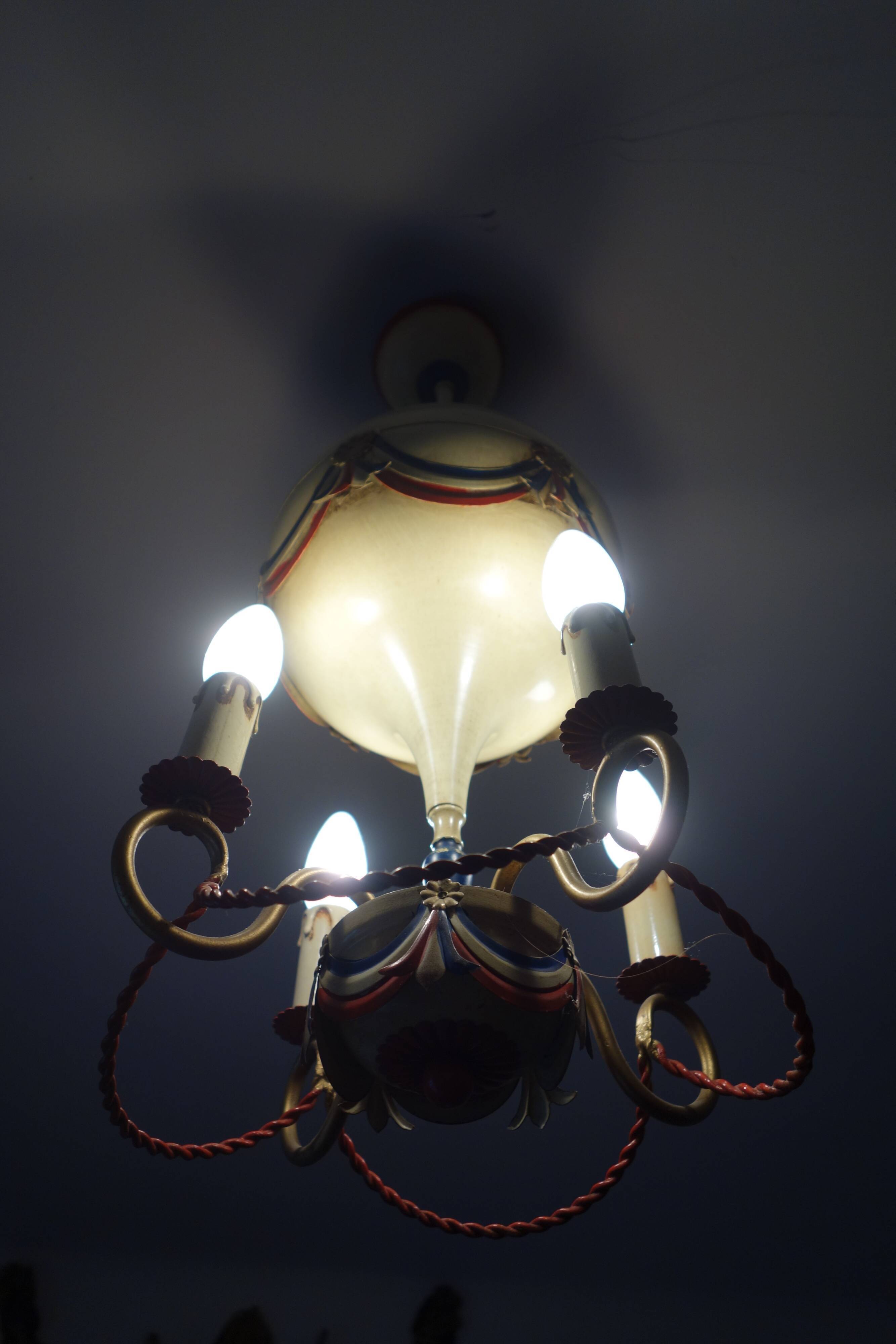 Lustre montgolfière