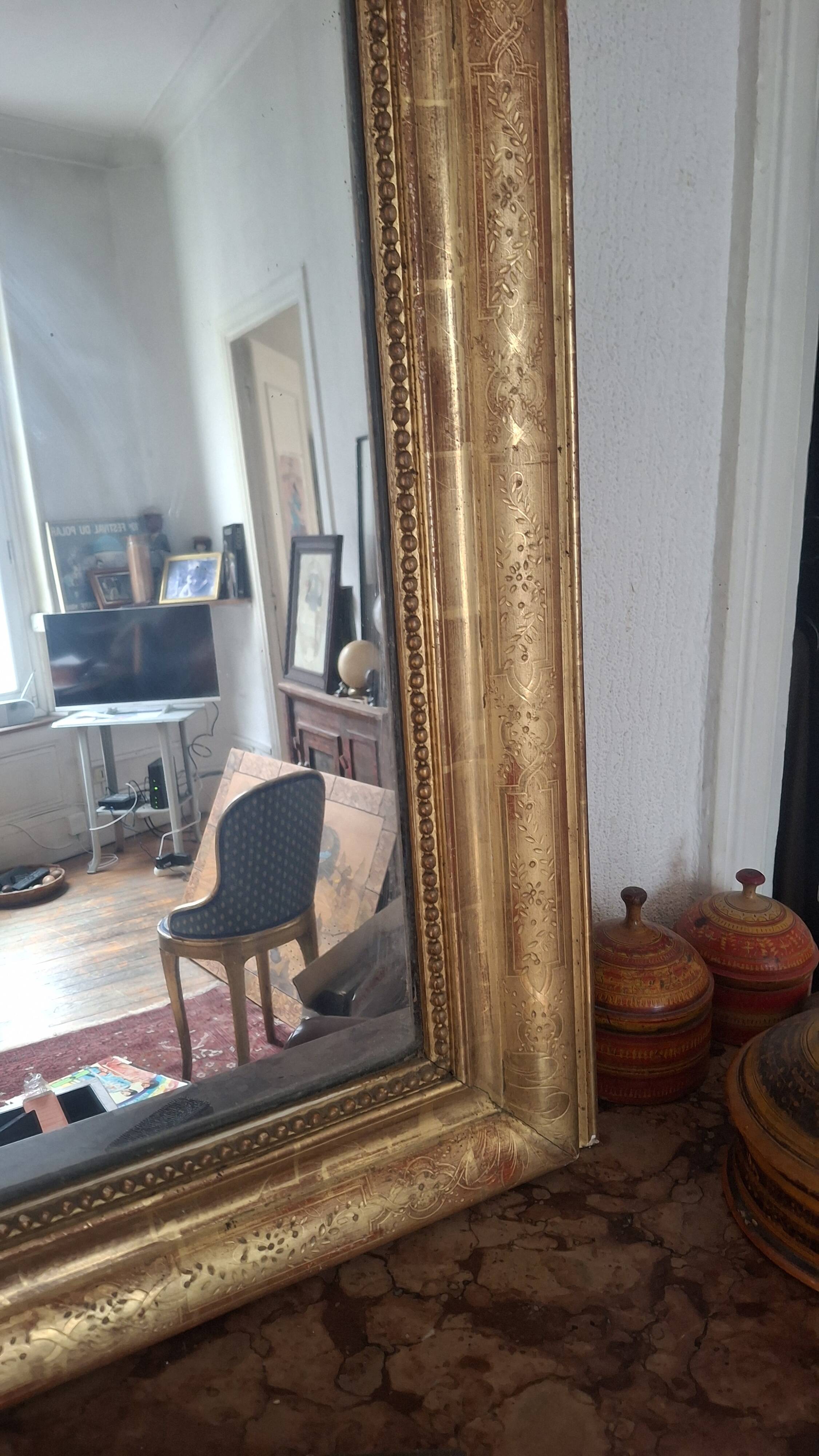 Antique Louis Philippe mirror