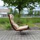 Ake fribytter for nelo sweden swivel leather lounge chair