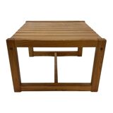 Vintage Wooden Coffee Table Karin Möbring for Ikea 70's Design