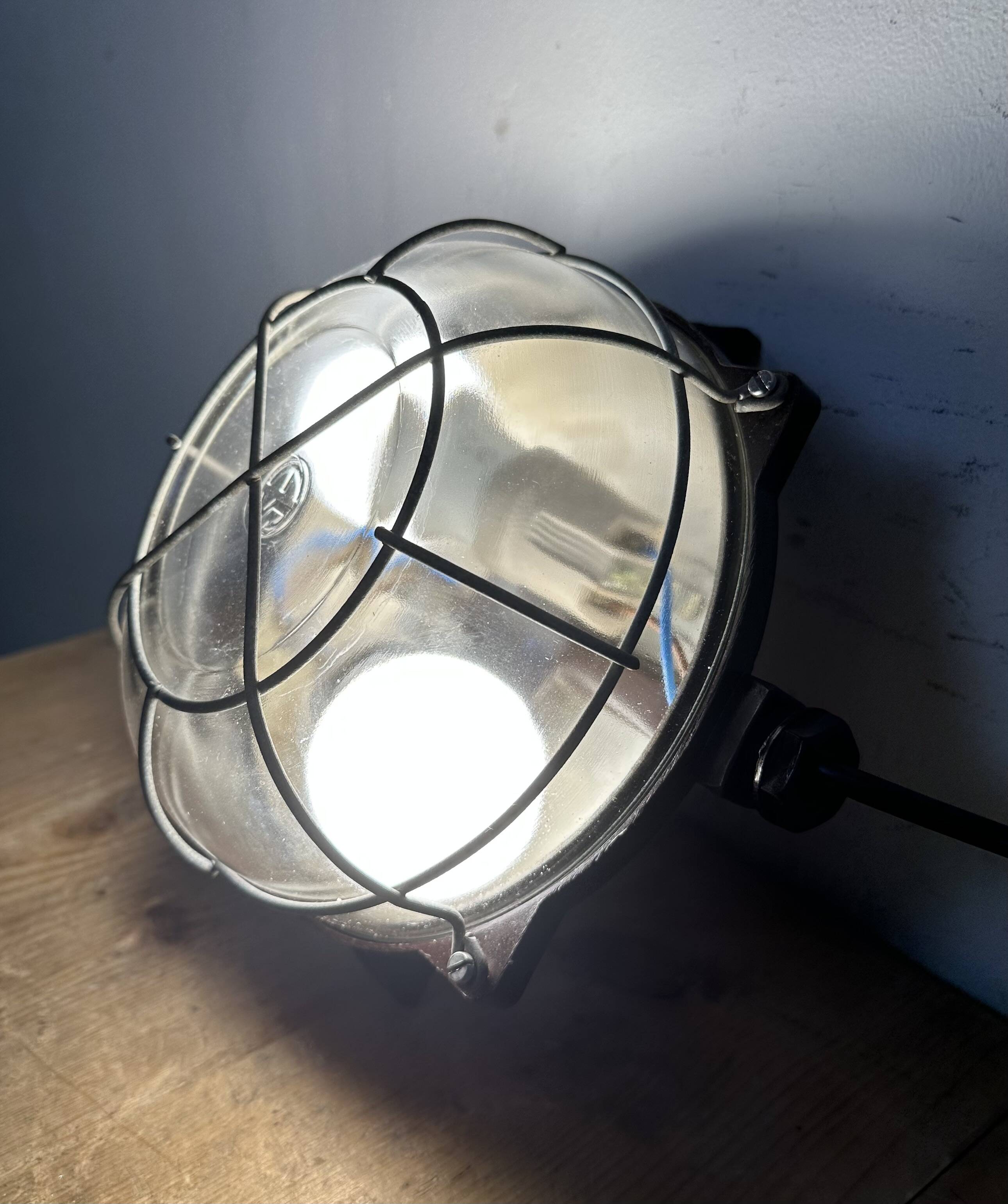 Brown Industrial Bakelite Wall or Ceiling Light, 1970s