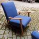 Pair of Scandinavian armchairs from the 60s new fabrics and foam