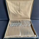 12 Christofle table forks and 12 spoons