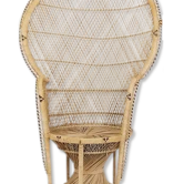 Vintage peacock chair