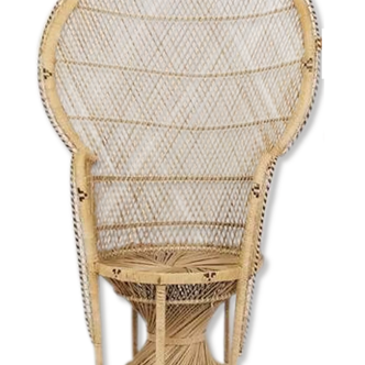 Vintage peacock chair