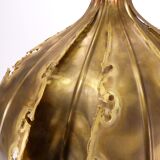 Brutalist brass pendant lamp Svend Aage Holm Sørensen 1960
