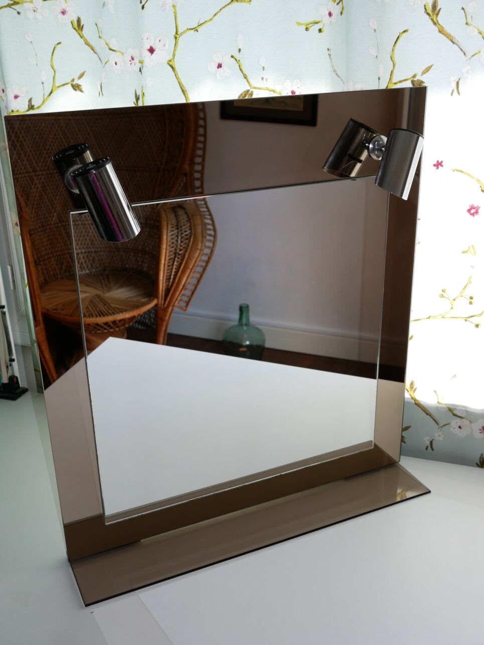 Vintage bathroom mirror