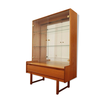Vitrine vintage en teck