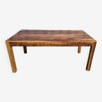 Rectangular teak dining table