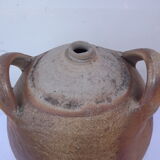 Oil jar in enamelled Grés 19th